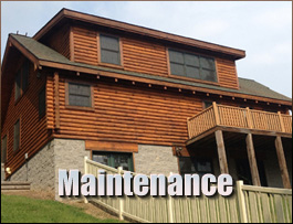  Gatesville, North Carolina Log Home Maintenance